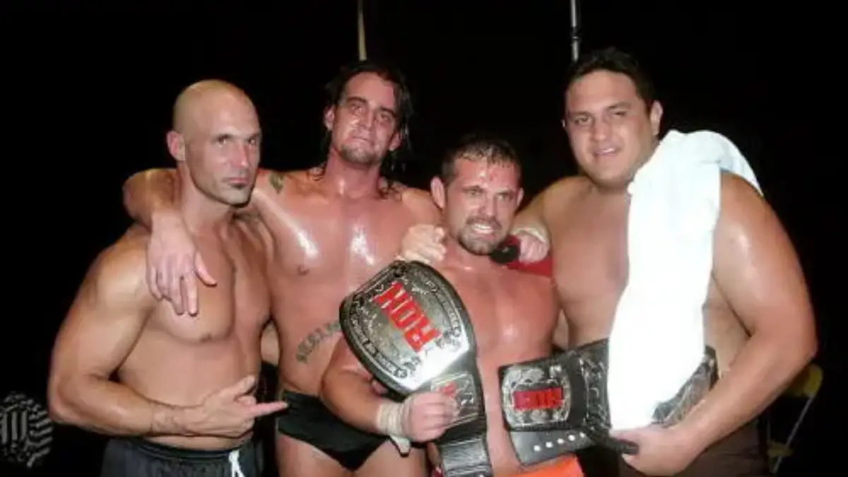 Cm punk james gibson samoa joe christopher daniels